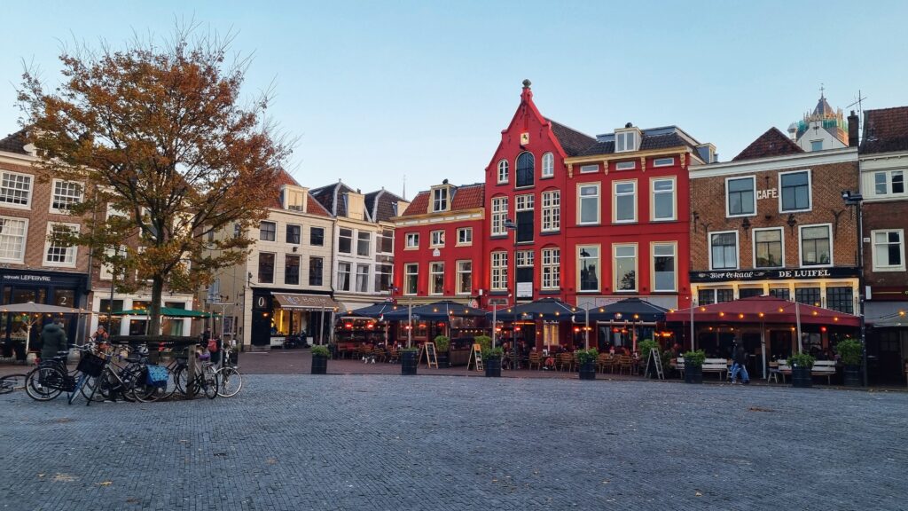 Neude, Utrecht centrum, terras en restaurants