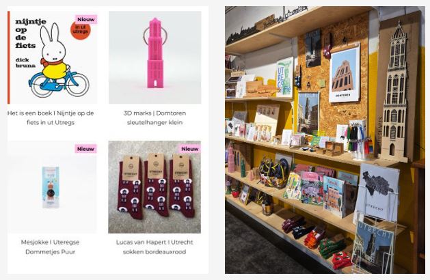 Cadeaus & meer; Cadeauwinkel met Utrecht cadeaus aan de Amsterdamsestraatweg